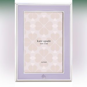 Kate Spade Spade Street Lilac 4x6 Photo Frame